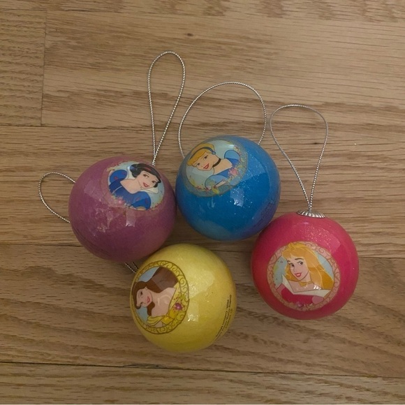 Disney Princess Ball Christmas Ornament Set Bundle Belle Snow White Cinderella - Picture 2 of 8